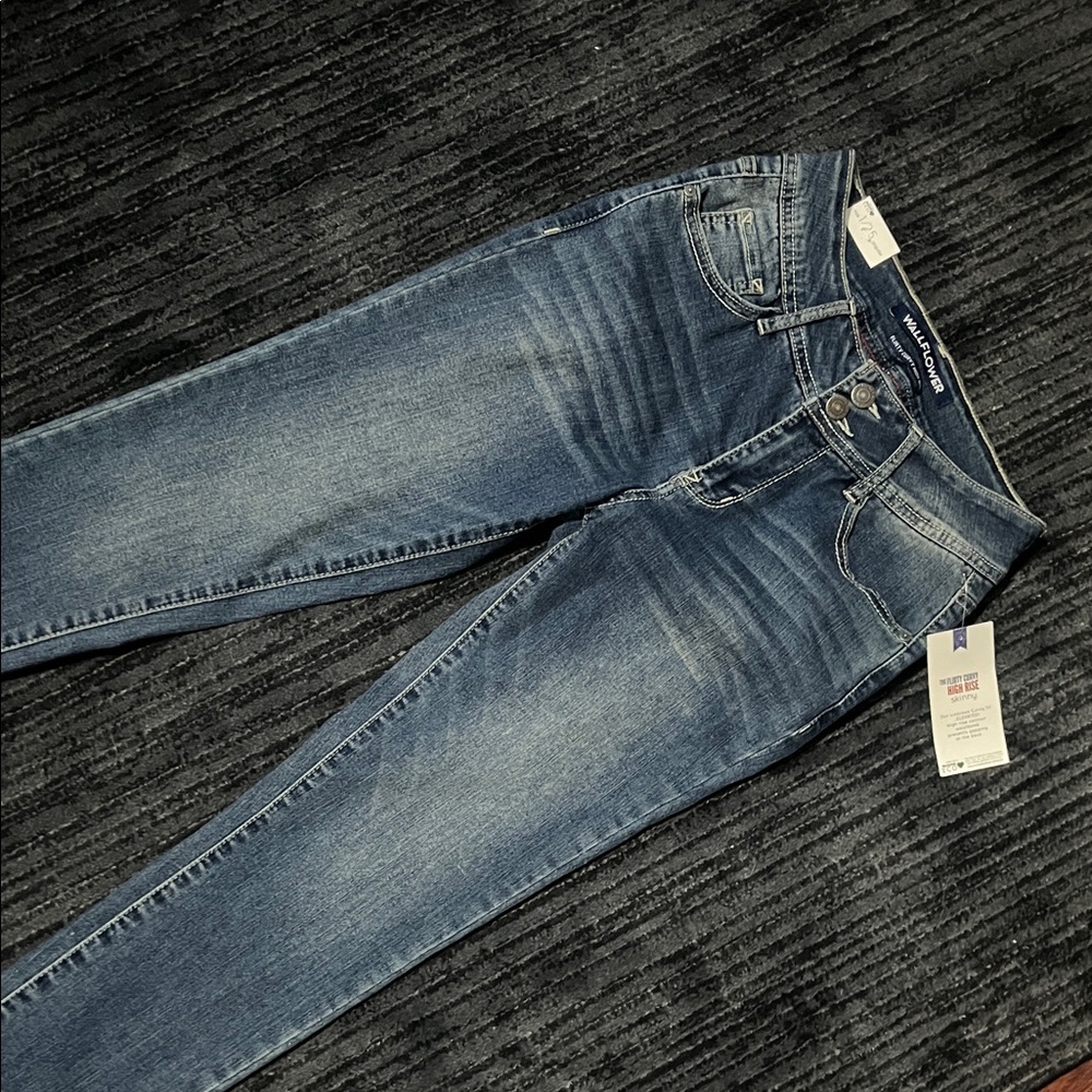Wallflower High Rise Women's Jeans - Classic Blue